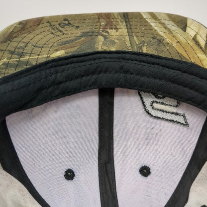Snap-on Baseball Cap Green Brown One Size Camo True Timber Snapback Tools Hat