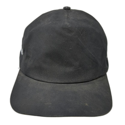 Mad Hatters Gore-Tex 5 Panel Hat Black One Size Snapback Side Logo Embroidery