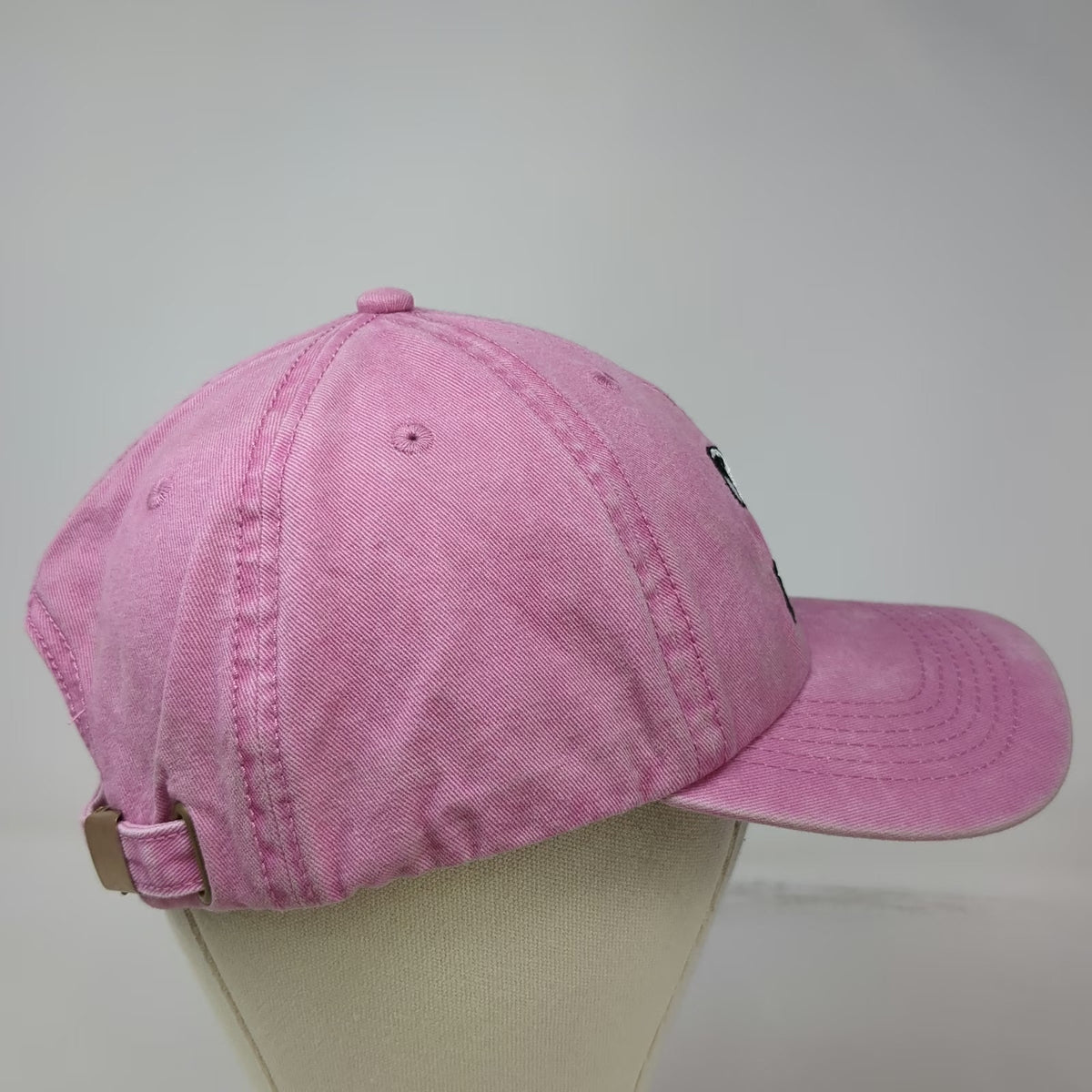 Buyers Products Company Pink One Size Baseball Cap Hat Cotton Slideback Dog Logo