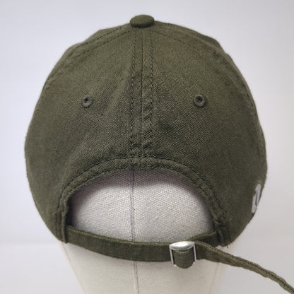 Unbranded Slideback Hat Green One Size Solid Adjustable Blank Outdoor