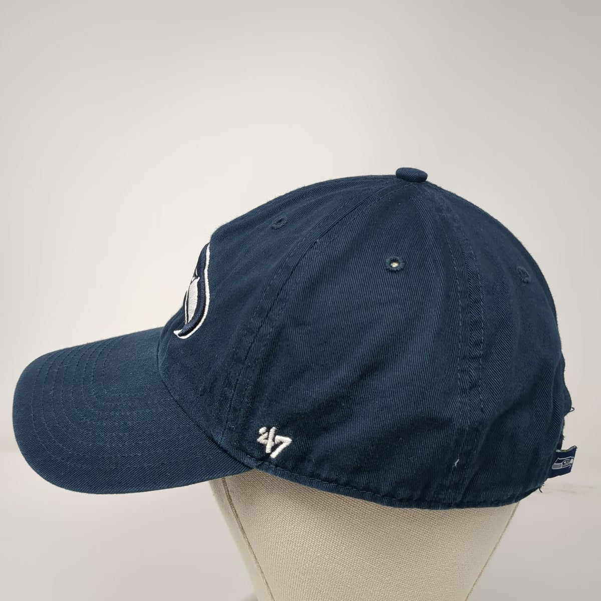 Seattle Seahawks NFL 47 Brand Cap Blue One Size Embroidered Strapback Curved Hat