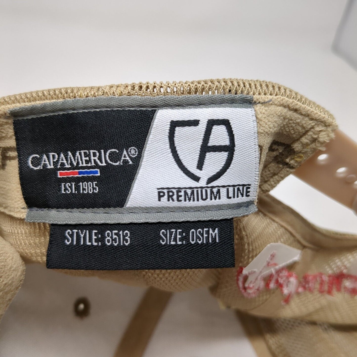 Red Built Snapback Trucker Hat Camo One Size Flexfit 110 Cap America