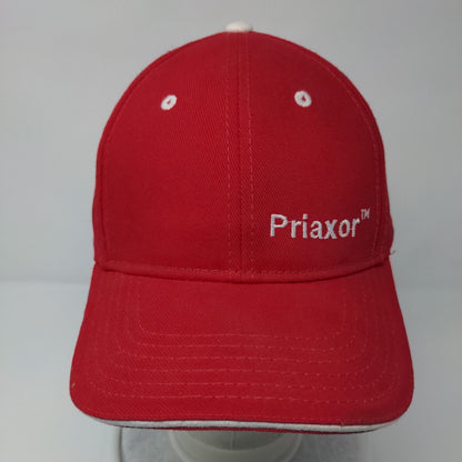 Priaxor BASF Strapback Hat Red OSFM Solid Embroidered Otto Collection