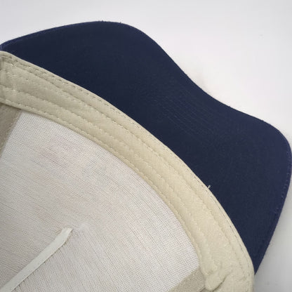 GAF 5 Panel Beige One Size Hat Snapback Weather Stopper Master Distributor Logo