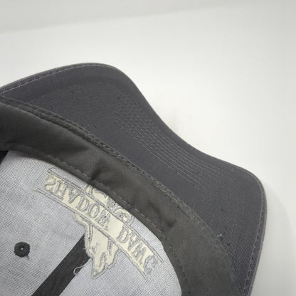 Shadow Dawg Strapback Hat Gray One Size Adjustable Embroidered Port & Company