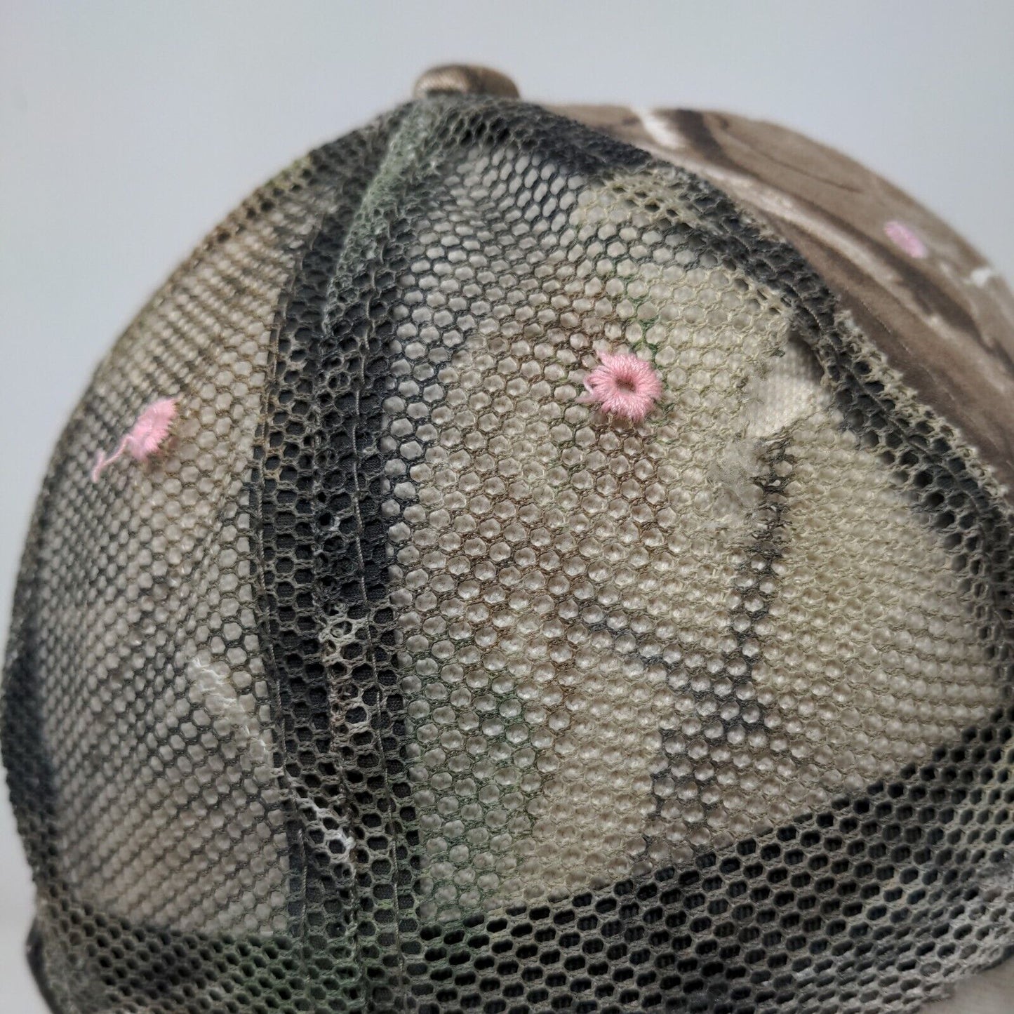 Redhead Strapback Trucker Hat Camouflage OSFM Adjustable Vented Holes Mesh Back