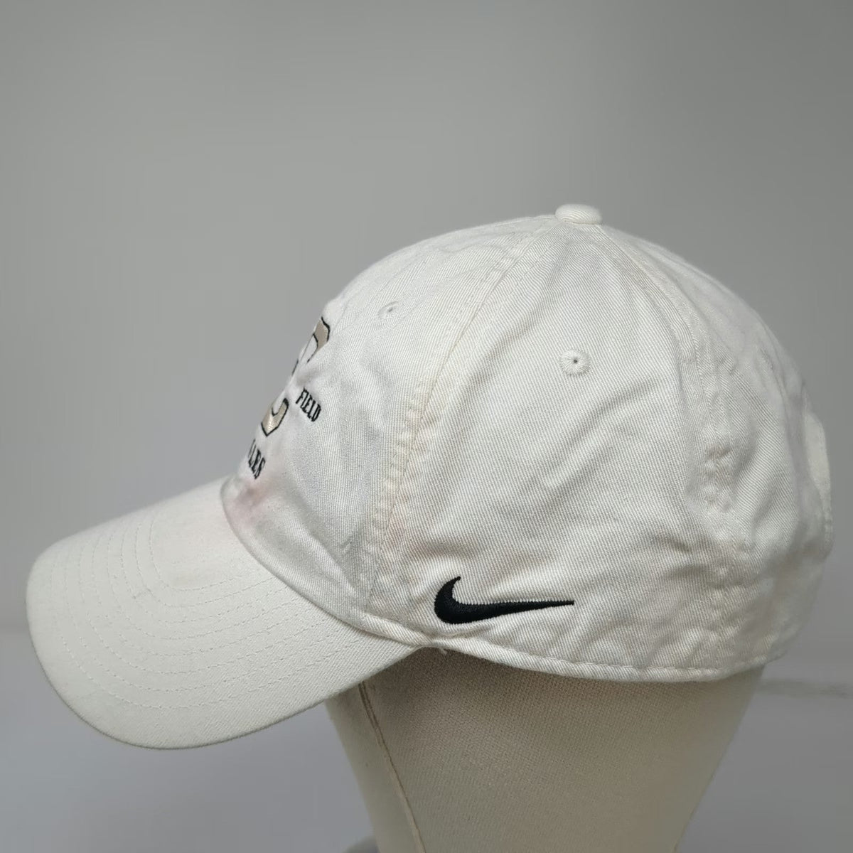 Nike Baseball Cap White One Size Track Field Eagles Heritage 86 Cotton Hat