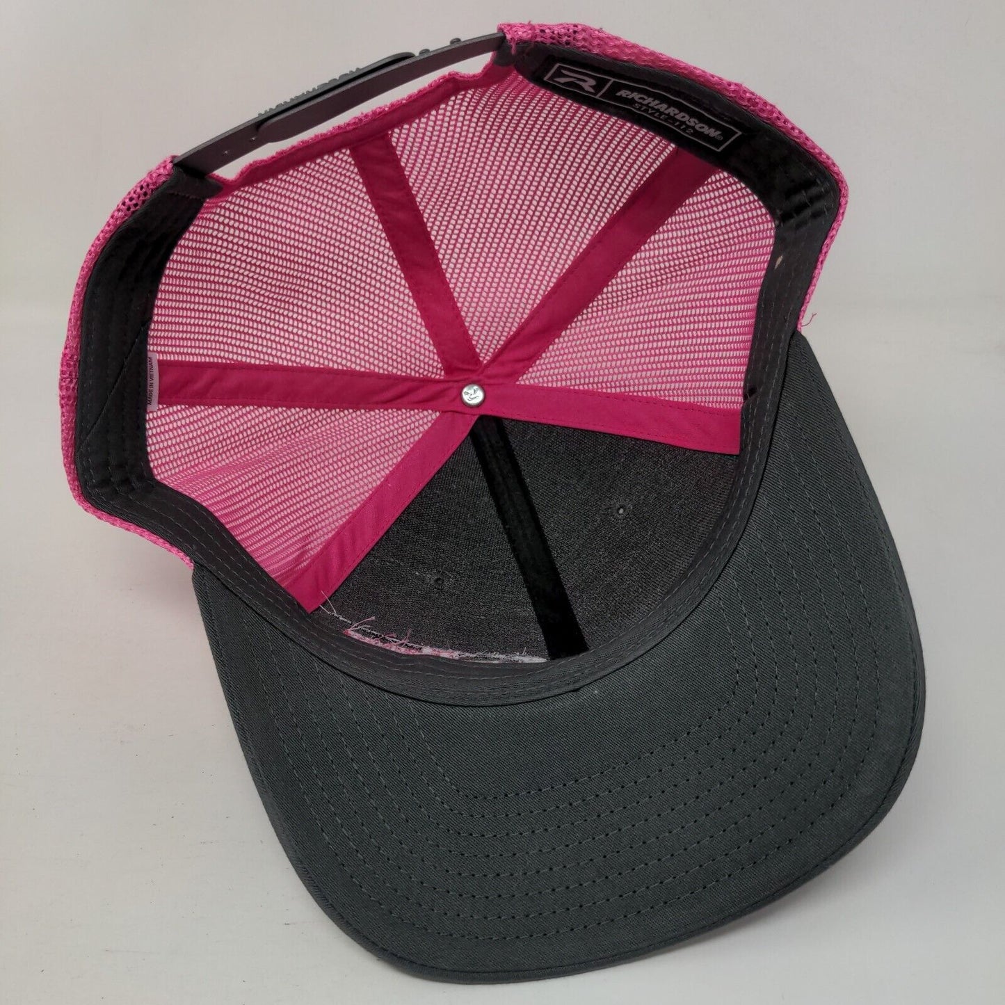 Burks Tractor Snapback Trucker Hat Multi One Size Mesh Back Richardson