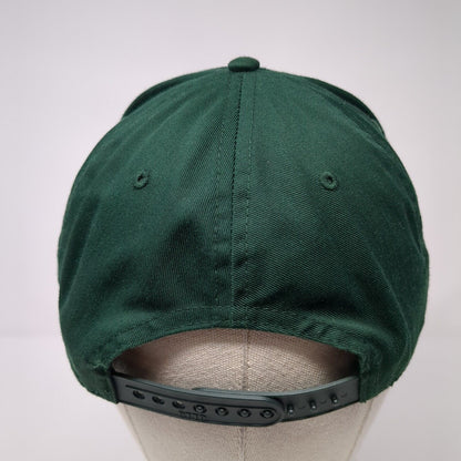 Letter C Snapback Hat Green One Size Solid Adjustable Embroidered Otto