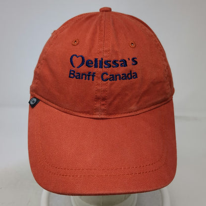 Levelwear Baseball Cap Orange Blue One Size Melissa's Road Race Banff Canada Hat