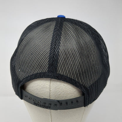 American Snapback Trucker Hat Blue One Size Adjustable Mesh Back Richardson
