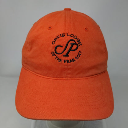 Orvis Lodge Of The Year 2017 Slideback Hat Orange One Size Richardson