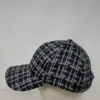 David And Young Strapback Hat Multicolor One Size Plaid 6 Panel