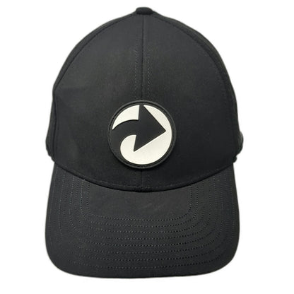 ALL IN Trucker Hat Black One Size Snapback Perforated Gray Undervisor Lifestyle