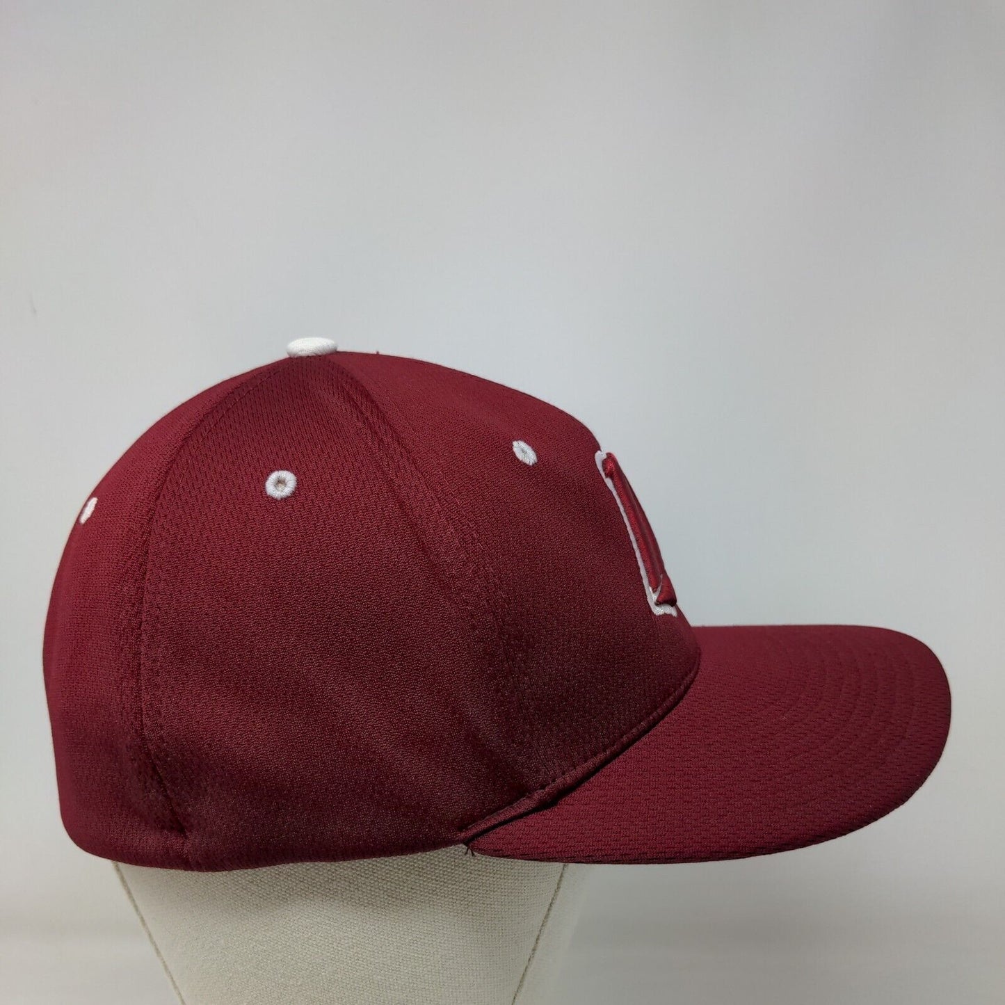 Richardson Men's Fitted Hat Red S-M Embroidered Big M Logo PATS 40