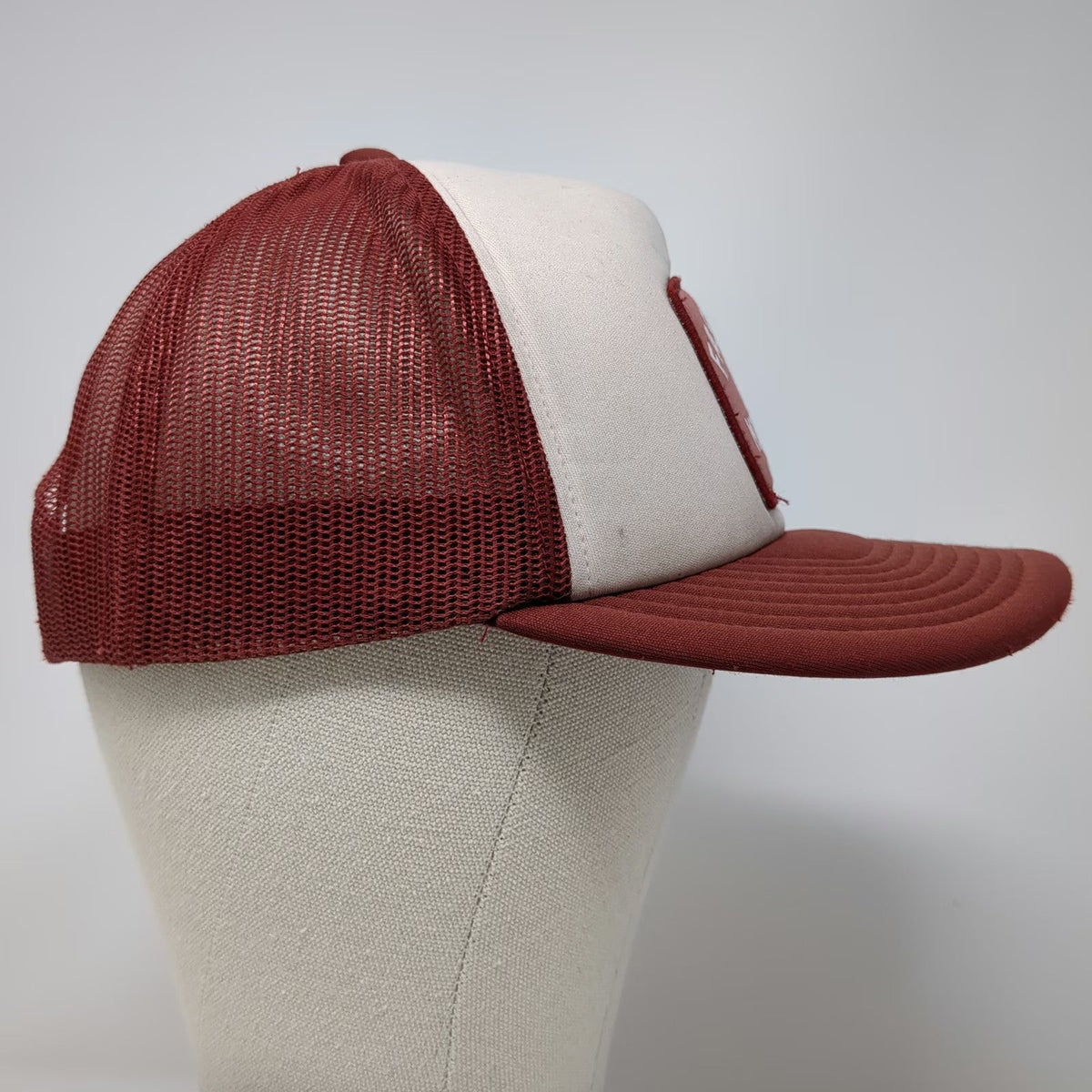 Fasthouse Trucker Hat Red One Size Moto Crew Mesh Snapback House of Good Times