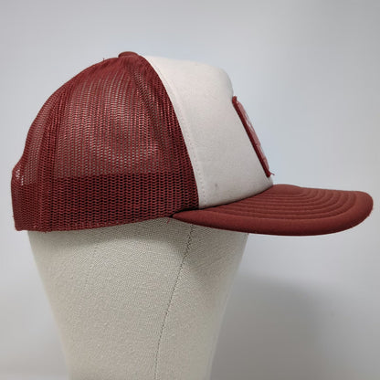 Fasthouse Trucker Hat Red One Size Moto Crew Mesh Snapback House of Good Times