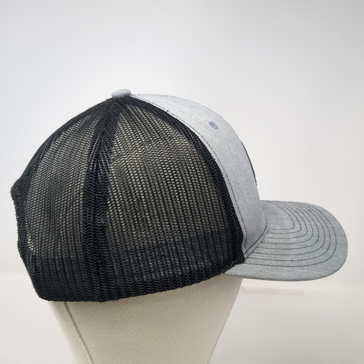 Richardson Trucker Hat Gray One Size Mesh Back Snapback Boise State Alumni Mgmt