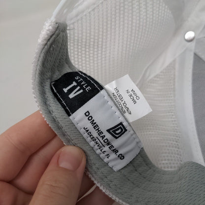 LYNX Snapback Trucker Hat Gray One Size Adjustable Mesh Back Dome Headwear Co.