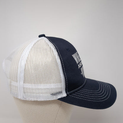 Wheatley American Vodka Snapback Trucker Hat Blue One Size Mesh Back