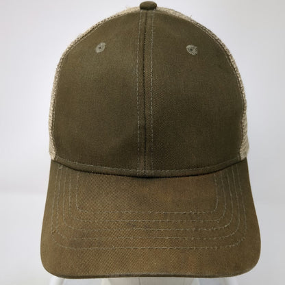George Trucker Hat Green OSFM Mesh Back Snapback Blank Solid Plain Adjustable