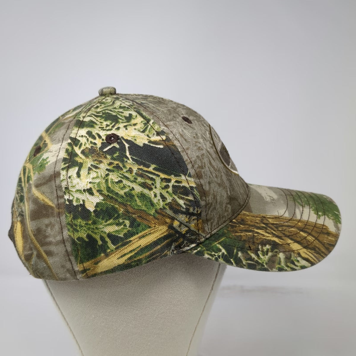 K-Products Snapback Green Camo One Size Telone Logo Woodland Forest Hat