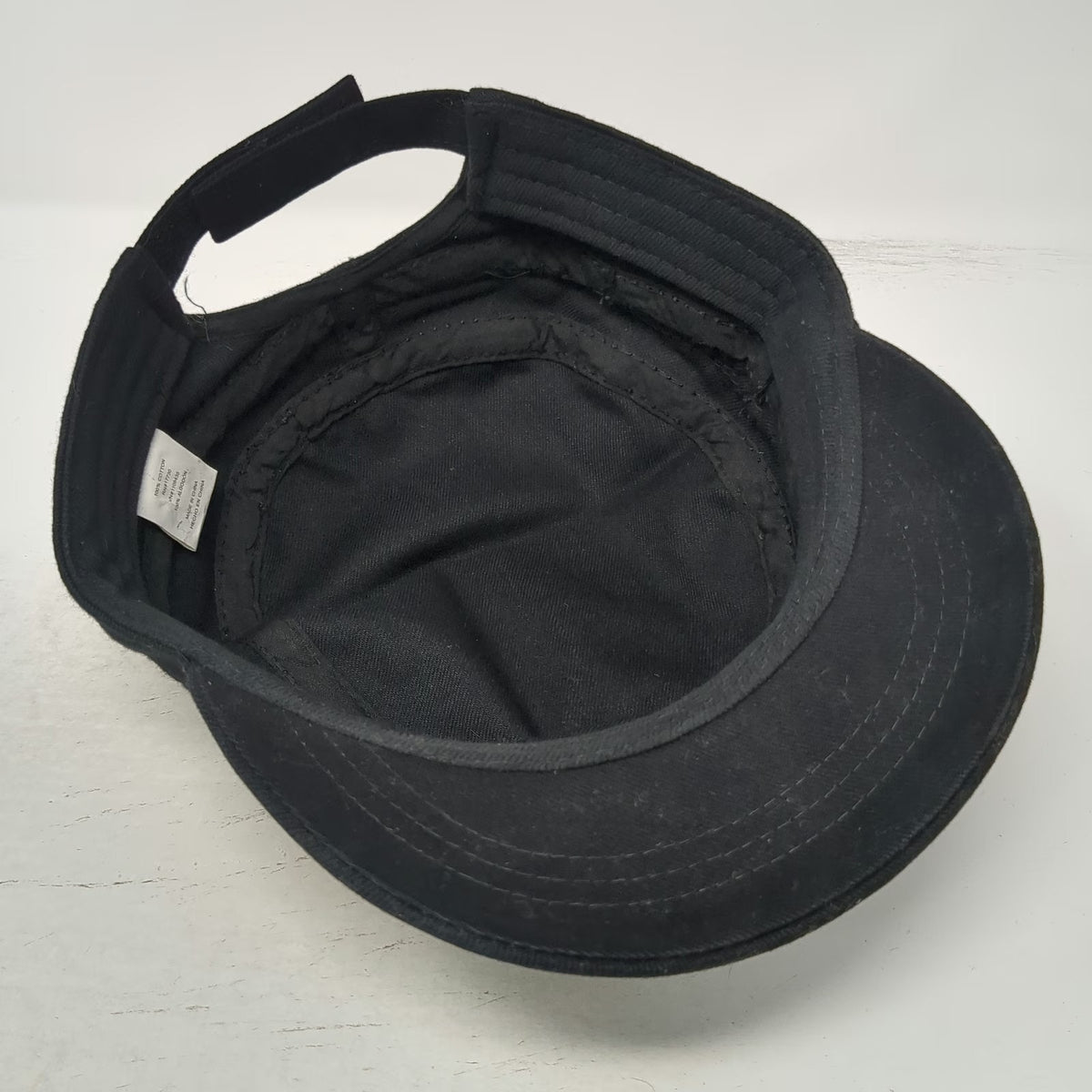 Army Cap Black Orange One Size RHS Warhawks Glitter Side Pocket Strapback Hat