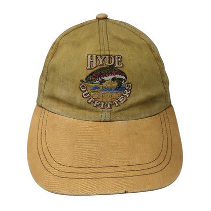 Hyde Outfitters Slideback Baseball Cap Brown One Size Adjustable Embroidered