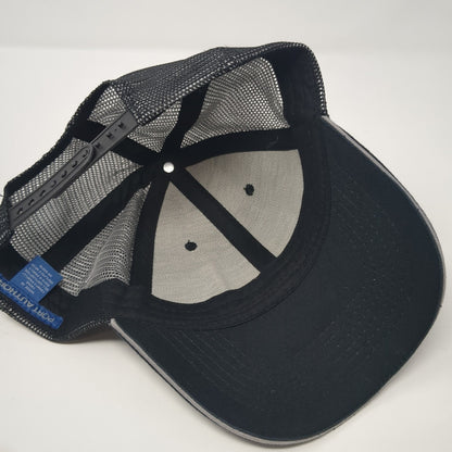 Ride Dirty Snapback Mesh Back Trucker Hat Black One Size Port Authority