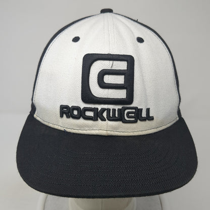Rockwell Snapback Hat Black One Size Colorblock Adjustable Embroidered