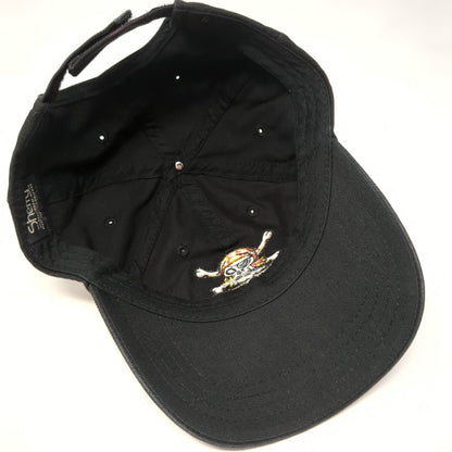 St. Augustine Strapback Hat Black One Size Adjustable Embroidered 6 Panel Sherry