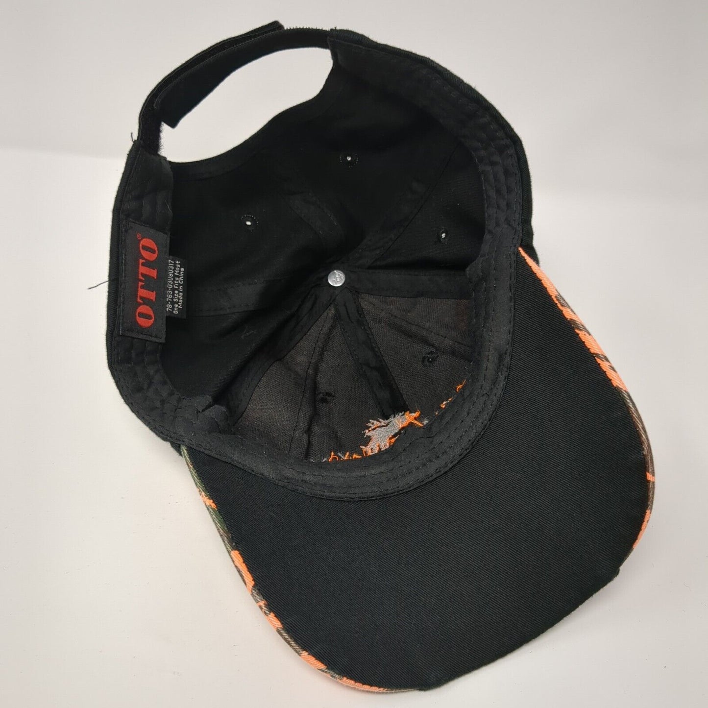 Elk Safaris West Strapback Hat Camo One Size Adjustable Embroidered Otto