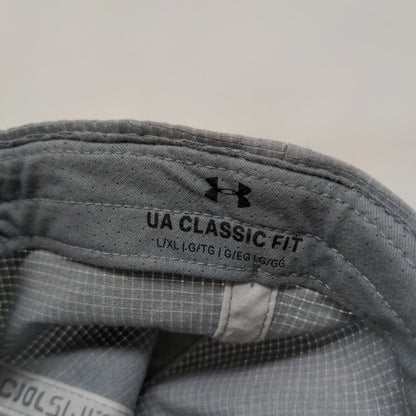 Under Armour Fitted Hat Gray L/XL Classic Fit Lightweight Cool Switch