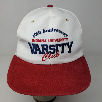 Indiana University Varsity Club Men's Slideback Hat 40th Anniversary Vintage USA