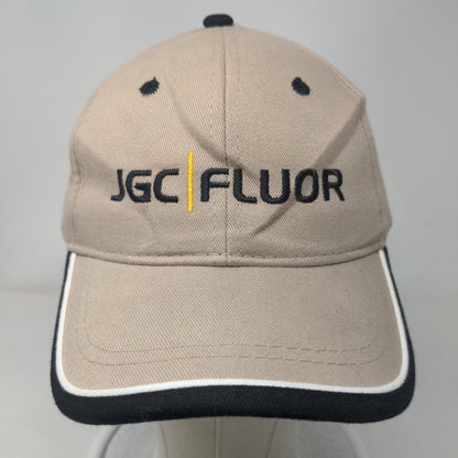 JGC | FLUOR Heat Team Slideback Hat Tan OSFM Adjustable Embroidered OC