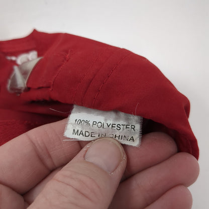 Fly Emirates Slideback Baseball Cap Red One Size Adjustable Embroidered 6 Panel