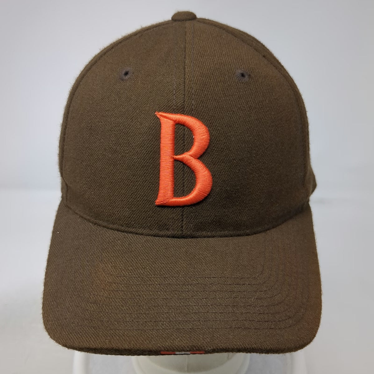 Cleveland Browns NFL Nike Cap Brown Orange White 7 1/4 Wool Fitted Sideline Hat