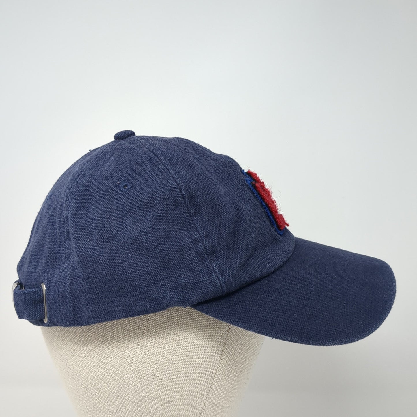 LA Slideback Hat Blue One Size Adjustable Embroidered 6 Panel Steve Madden