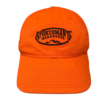 Sportsman's Warehouse Strapback Hat Orange OSFM Solid Outdoor Cap