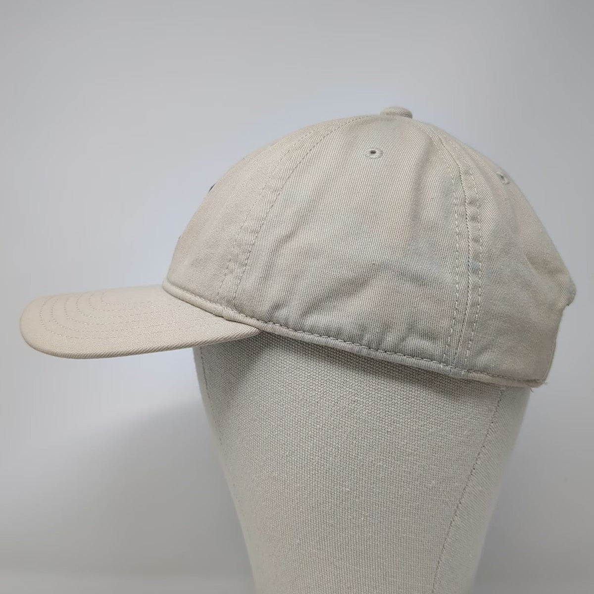 Adidas Originals Trefoil Baseball Cap Beige One Size Slideback Cotton Logo Hat