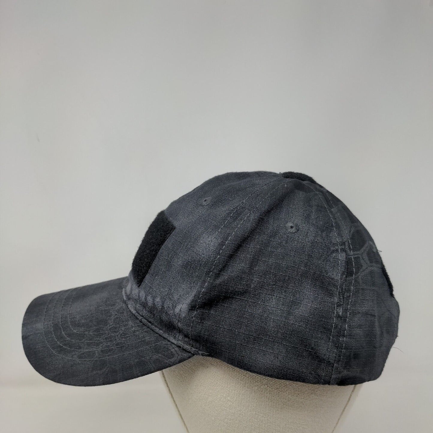 Unbranded Strapback Hat Gray One Size Adjustable 6 Panel Vent Holes