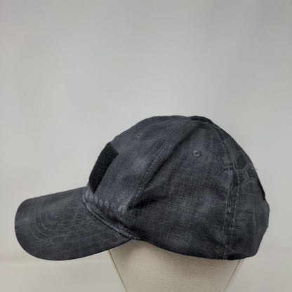 Unbranded Strapback Hat Gray One Size Adjustable 6 Panel Vent Holes