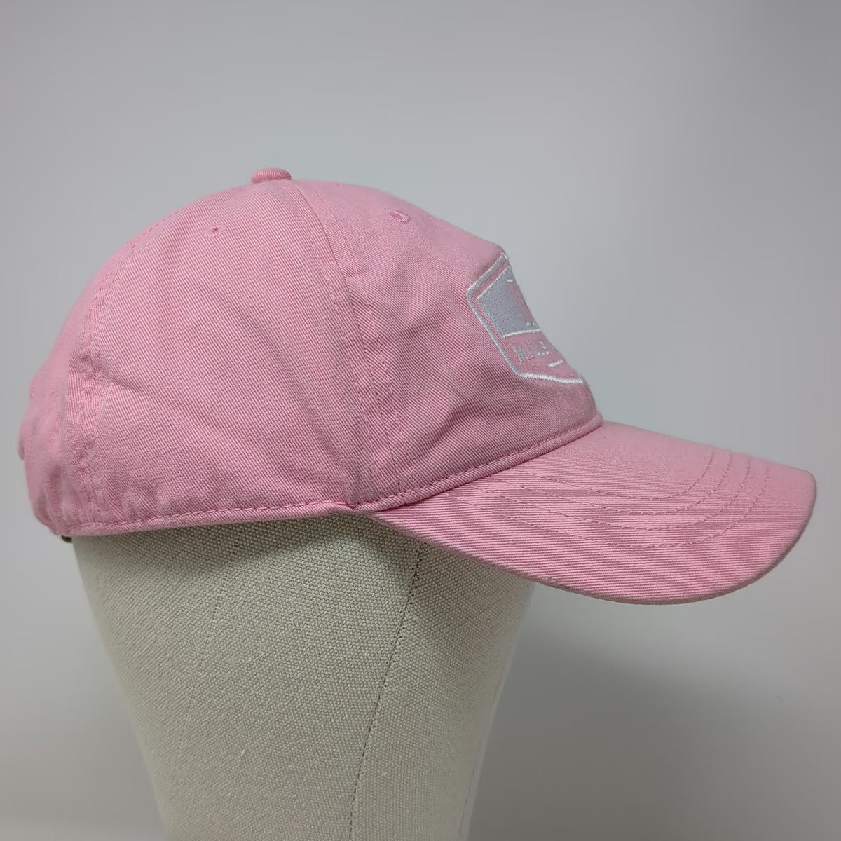 Cap America Baseball Cap Pink One Size Millenkamp Embroidered Slideback Hat