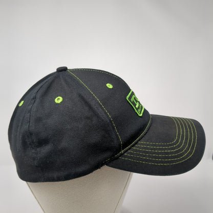 ION Electric Ice Augers Fitted Baseball Cap Black Large Lightweight Embroidered