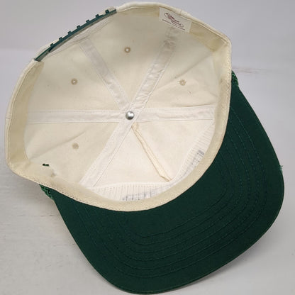 Mad Hatters Inc 5 Panel White Green Hat One Size Rope Prime Inc Springfield MO