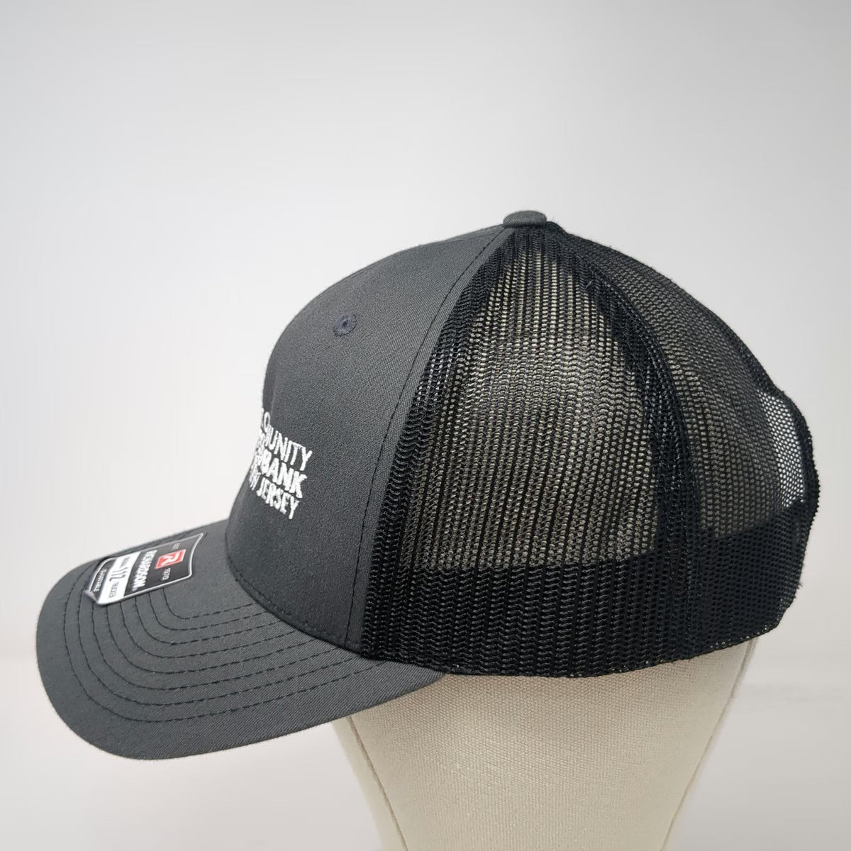 Richardson Trucker Hat Gray One Size Mesh Back Snapback New Jersey Foodbank