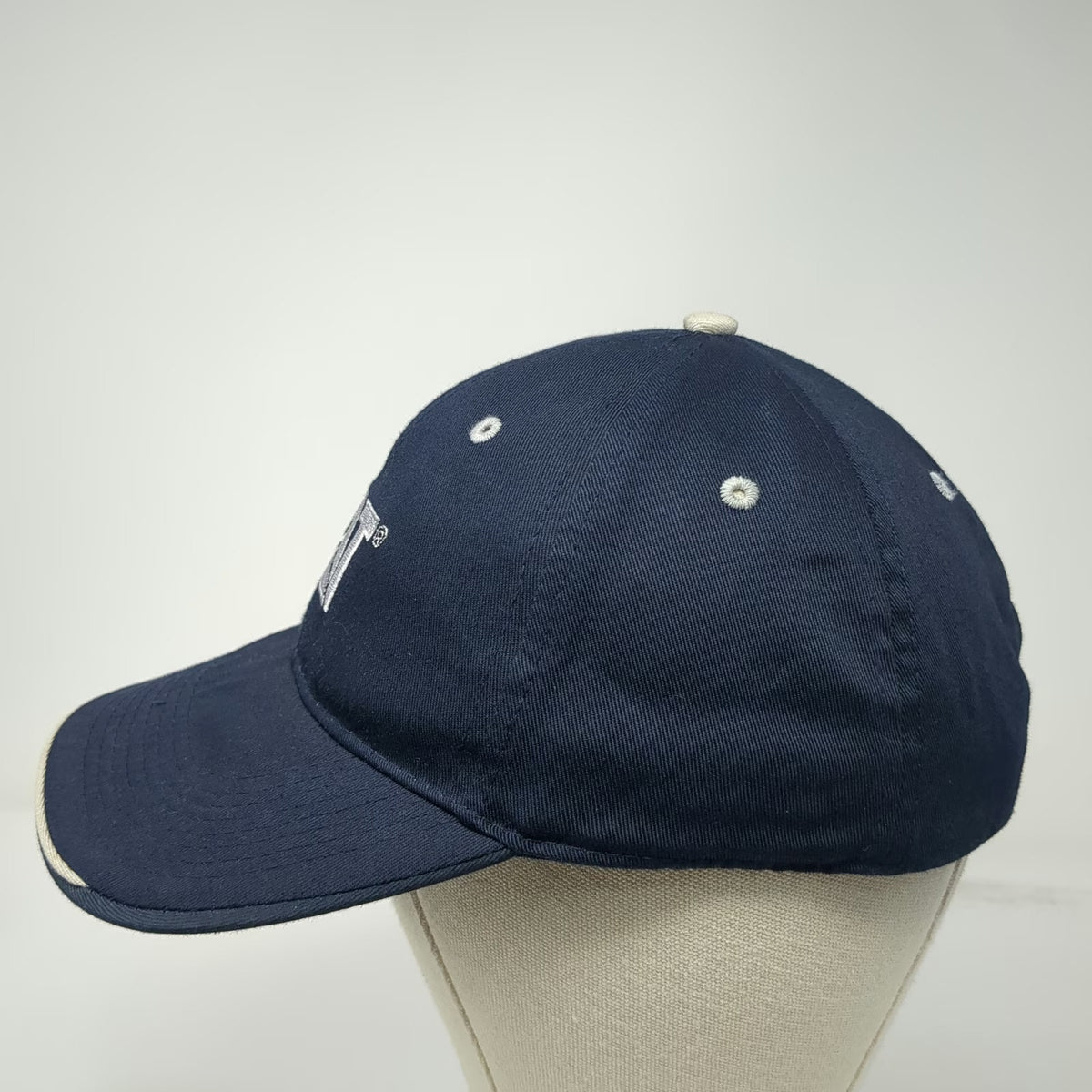 Caterpillar Baseball Cap Blue One Size Strapback CAT Logo Embroidered Work Hat