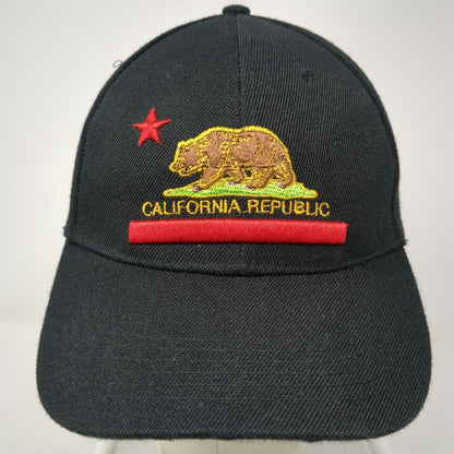 Smith Novelty Company Baseball Cap Black One Size California Republic Bear Hat