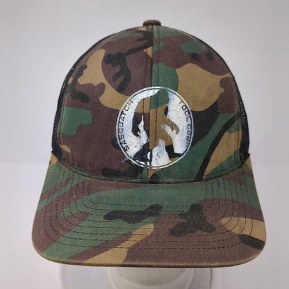 Sasquatch Tool Corp Snapback Trucker Hat Camo One Size Mesh Back Believe