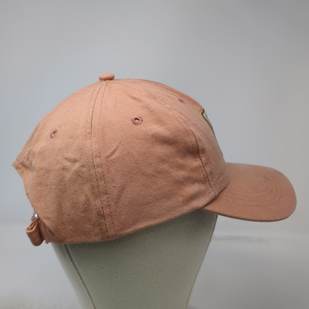 MTV Baseball Cap Pink One Size Music Television Patch Slideback Adjustable Hat